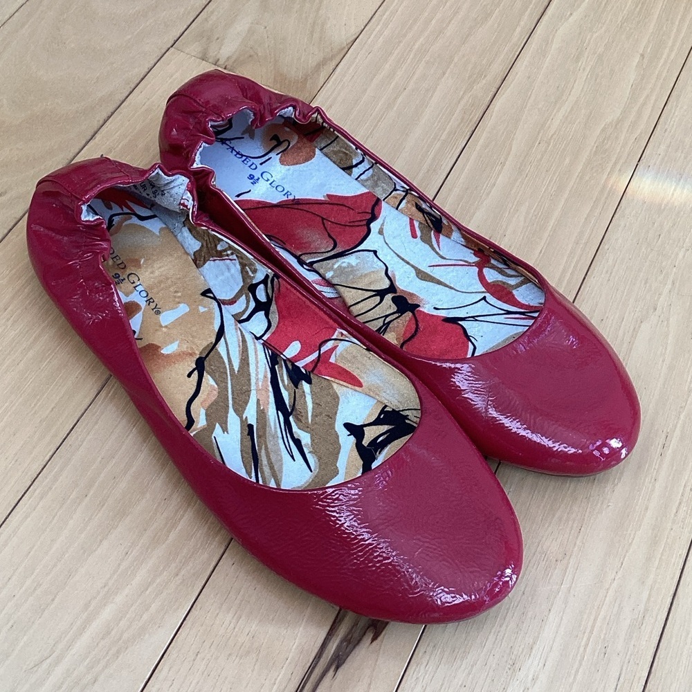 Faded glory Red Women's Flats, size 9.5